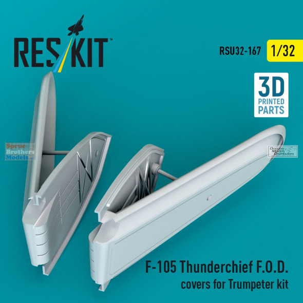 RESRSU320167U 1:32 ResKit F-105 Thunderchief FOD Cover Set (TRP kit)