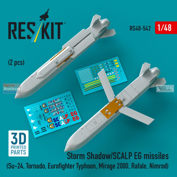 RESRS480542 1:48 ResKit Storm Shadow / Scalp EG Missile Set