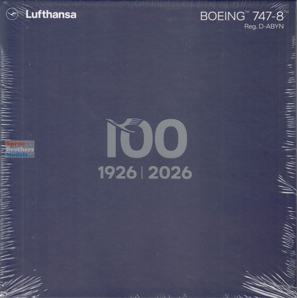 NGM78045 1:400 NG Model ULTIMATE Lufthansa B747-8i Reg #D-ABYN '100 Years' (pre-painted/pre-built)