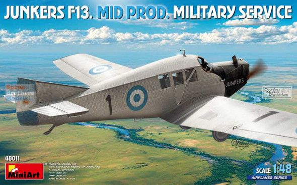 MIA48011 1:48 Miniart Junkers F.13 Mid Production Military Service