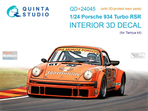 QTSQD24045R 1:24 Quinta Studio 3D Decal  -  Porsche 932 Turbo RSR + Resin (TAM kit)