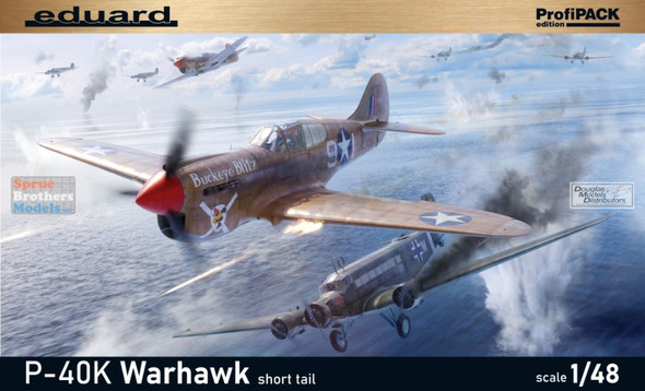 EDU82243 1:48 Eduard P-40K Warhawk Short Tail [ProfiPack Edition]
