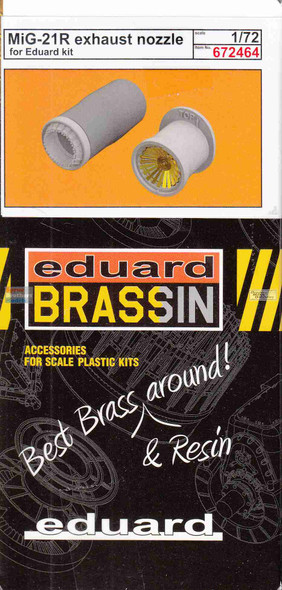 EDU672464 1:72 Eduard Brassin MiG-21R Fishbed Exhaust Nozzle (EDU kit)