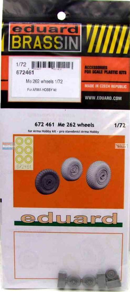 EDU672461 1:72 Eduard Brassin Me262 Wheels (ARM kit)