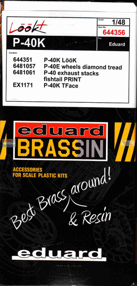 EDU644356 1:48 Eduard LookPlus - P-40K Warhawk Detail Set (EDU kit)