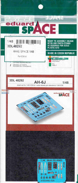 EDU3DL48292 1:48 Eduard SPACE - AH-6J Little Bird (ICM kit)