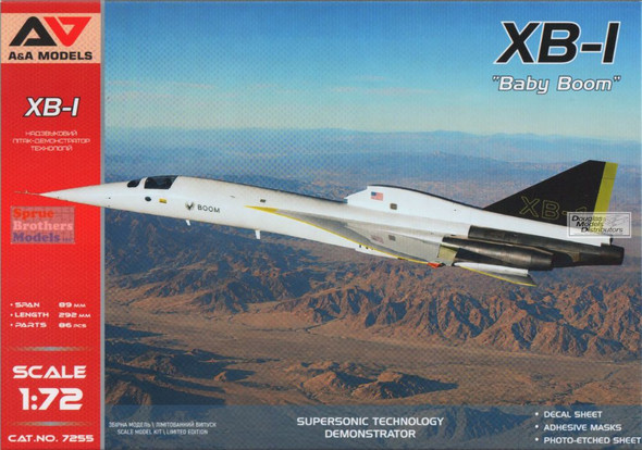 MDVAAM72055 1:72 Modelsvit A&A Models XB-I 'Baby Boom'
