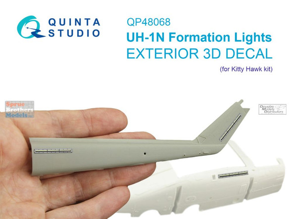 QTSQP48068 1:48 Quinta Studio 3D Decal - UH-1N Twin Huey Formation Lights (ZIM kit)