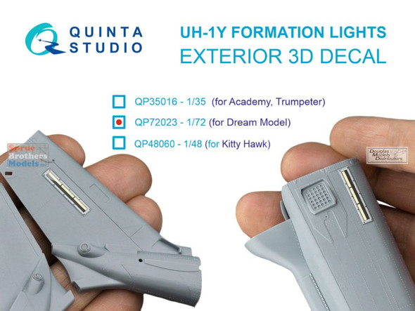 QTSQP72023 1:72 Quinta Studio - UH-1Y Venom Formation Lights (DRM kit)