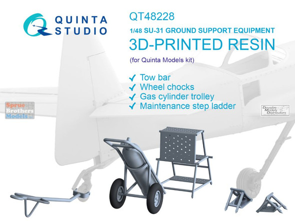 QTSQT48228 1:48 Quinta Studio Su-31 Ground Support Equipment (QTS kit)