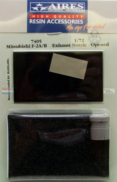 ARS7405 1:72 Aires Mitsubishi F-2A F-2B Exhaust Nozzles-Opened (HAS kit)