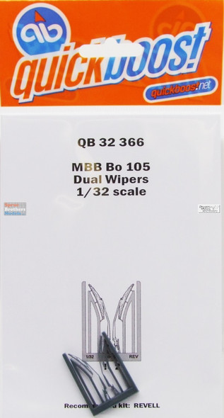 QBT32366 1:32 Quickboost Bo-105 Dual Wipers (REV kit)