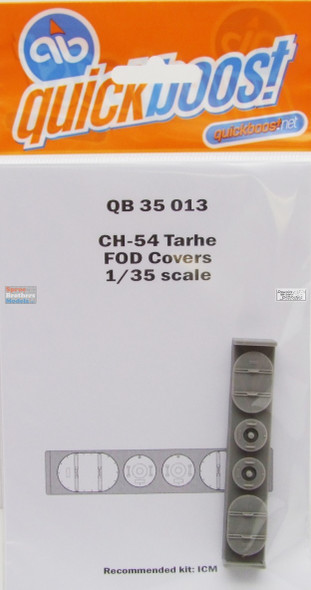 QBT35013 1:35 Quickboost CH-54 Tarhe FOD Covers (ICM kit)