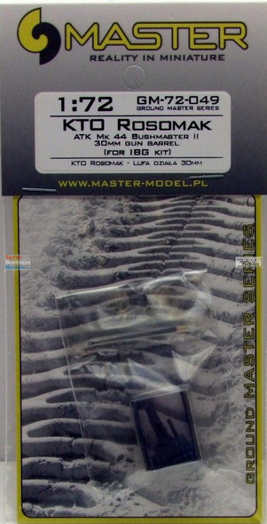 MASGM72049 1:72 Master Model KTO Rosomak ATK Mk.44 Bushmaster II 30mm Gun Barrel (IBG kit)