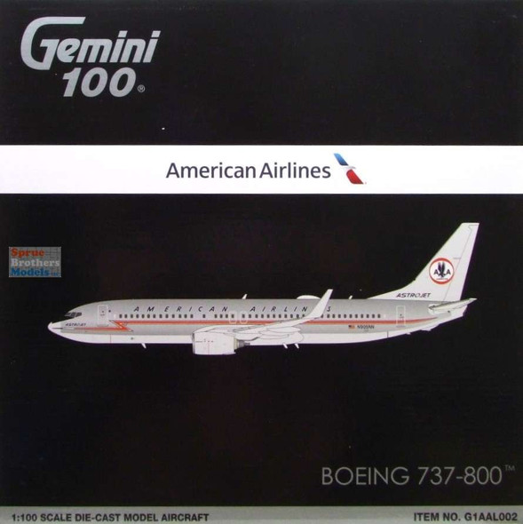 GEMG10002 1:100 Gemini Jets American Airlines B737-800 Reg #N905NN 'Astrojet' (pre-painted/pre-built)
