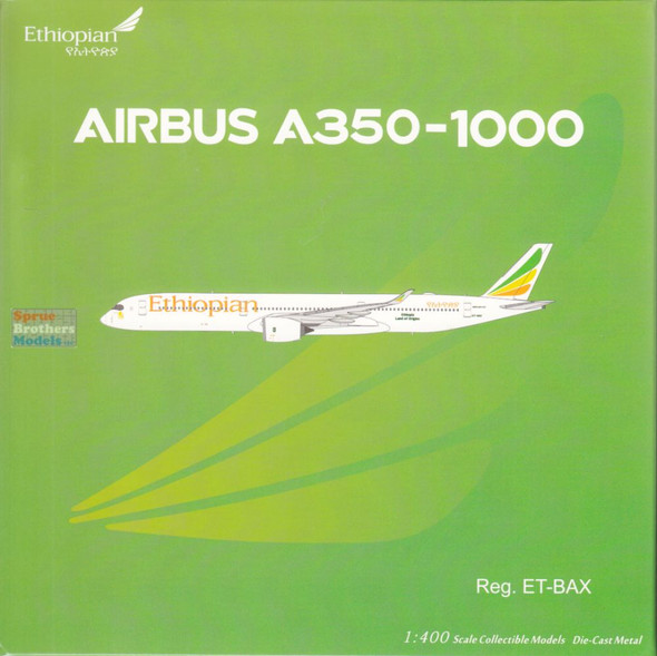 NGM57037 1:400 NG Model Ethiopian Airlines Airbus A350-1000 Reg #ET-BAX (pre-painted/pre-built)