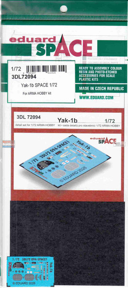 EDU3DL72094 1:72 Eduard SPACE - Yak-1b (ARM kit)