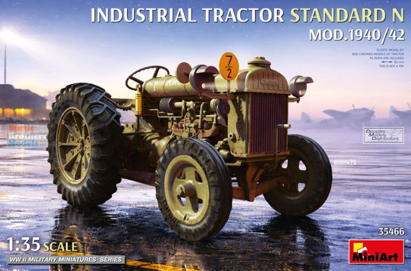 MIA35466 1:35 Miniart Industrial Tractor Standard N Mod 1940/42