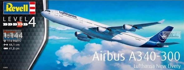 RVG03803 1:144 Revell Airbus A340-300 Luthansa New Livery