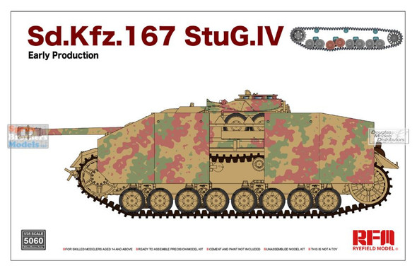 ONERFMRM5060 1:35 Rye Field Model Sd.Kfz.167 StuG.IV Early Production (BOX DAMAGE)