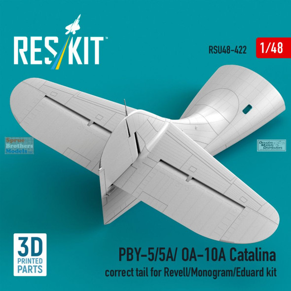 RESRSU480422U 1:48 ResKit PBY-5 PBY-5A OA-10A Catalina Correct Tail (REV/EDU kit)