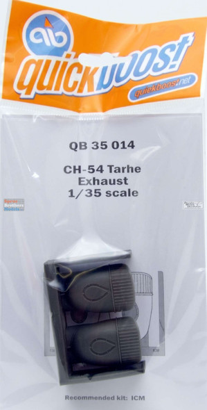 QBT35014 1:35 Quickboost CH-54 Tarhe Exhaust (ICM kit)