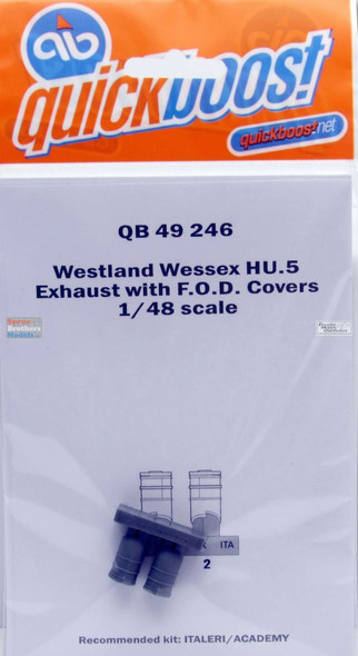 QBT49246 1:48 Quickboost Wessex UH.5 Exhaust with FOD Cover (ITA/ACA kit)