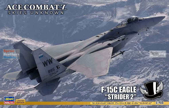 HAS52366 1:48 Hasegawa F-15C Eagle 'Strider 2' Ace Combat7
