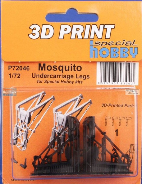 SPHP72050P 1:72 Special Hobby Mirage F.1 Undercarriage Legs (SPH kit)