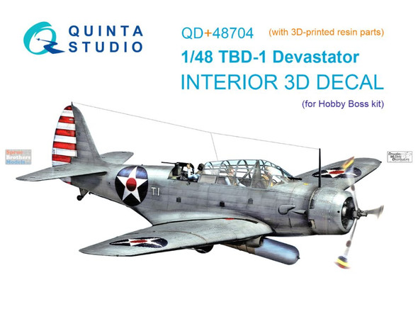 QTSQD48704R 1:48 Quinta Studio 3D Decal - TBD-1 Devastator (HBS kit)