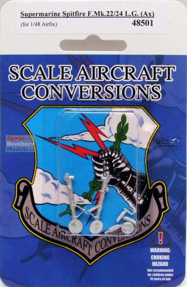SAC48501 1:48 Scale Aircraft Conversions - Spitfire F Mk.22/24 Landing Gear (AFX kit)