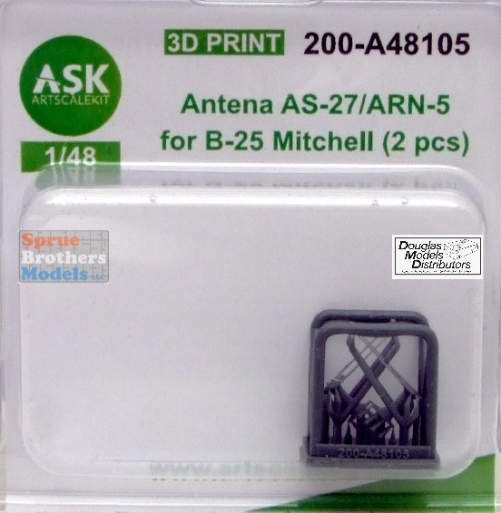 ASKA48105 1:48 ASK/Art Scale B-25 Mitchell AS-27 / ARN-5 Antenna Set (HKM kit)