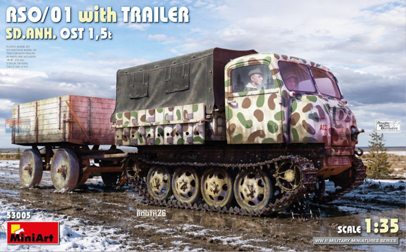 MIA53005 1:35 Miniart RSO/01 with Trailer Sd.Anh. Ost 1.5t