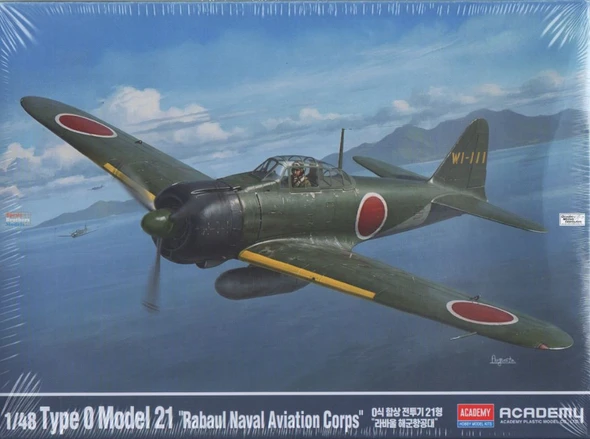 ACA12381 1:48 Academy A6M2b Zero Fighter Model 21 'Rabaul Naval Aviation Corps'