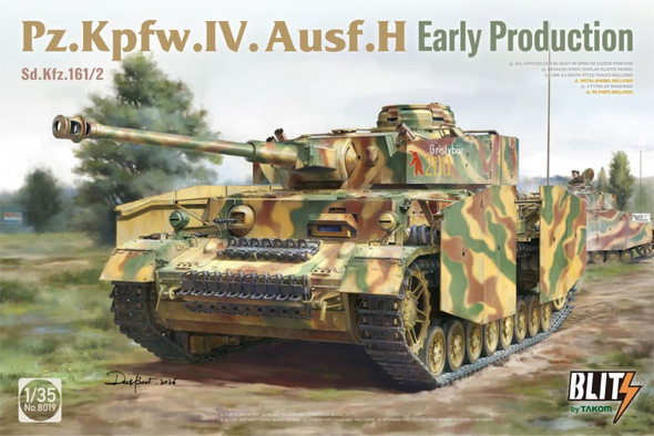 TAK08019 1:35 Blitz by Takom - Panzer Pz.Kpfw.IV Ausf.H Early Production