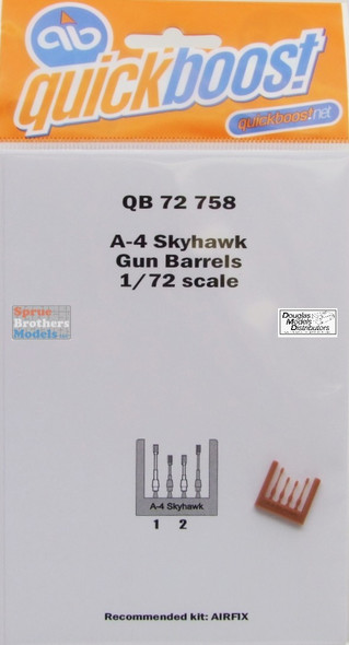QBT72758 1:72 Quickboost A-4 Skyhawk Gun Barrels (AFX kit)