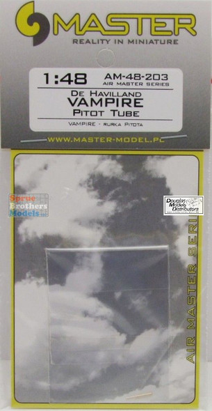 MASAM48203 1:48 Master Model - DeHavilland Vampire Pitot Tube Set