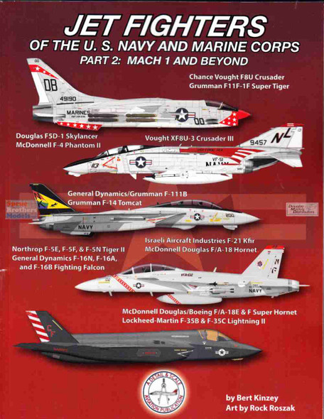 DAS8257 Detail & Scale Books - Jet Fighters of the US Navy and Marine Corps Part 2: Mach 1 and Beyond