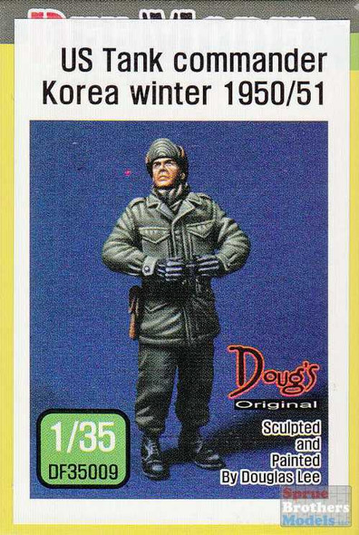 DEFDF35009 1:35 DEF Model Figure - US Tank Commander Korea Winter 1950-51