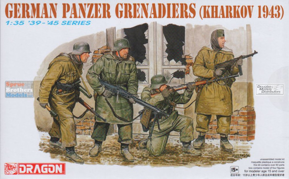 DML6059 1:35 Dragon SS Grenadiers Kharkov 1943 Figure Set