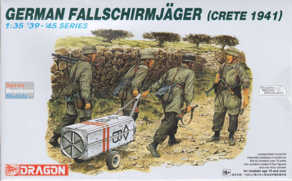 DML6070 1:35 Dragon German Fallschirmjager Crete 1941 Figure Set