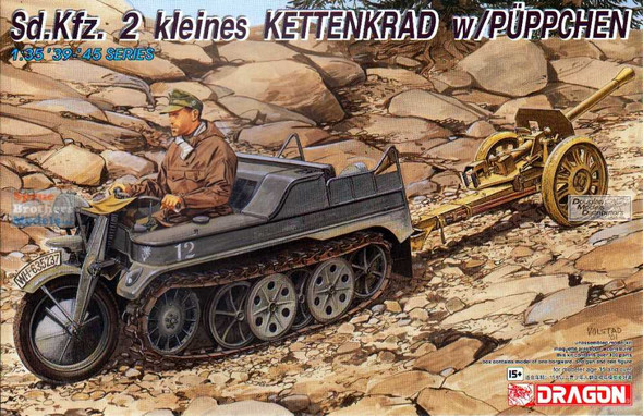 DML6114 1:35 Dragon Sd.Kfz.2 Kettenkrad with Puppchen