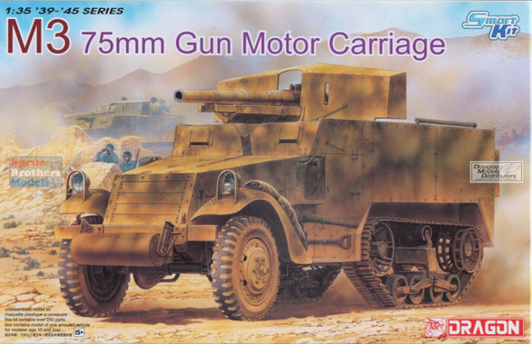 DML6467 1:35 Dragon M3 75mm Gun Motor Carriage ~ Smart Kit