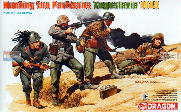 DML6491 1:35 Dragon "Hunting the Partisans" Yugoslavia 1943 (4 Figures Set)