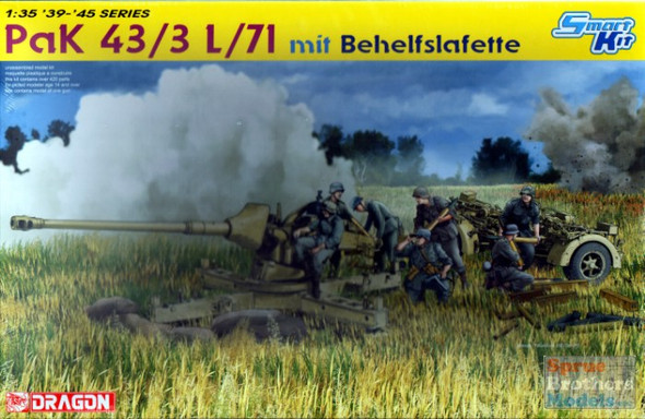DML6522 1:35 Dragon PaK 43/3 L/71 mit Behelfslafette