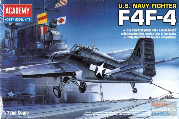 ACA12451 1:72 Academy F4F-4 Wildcat US Navy Fighter