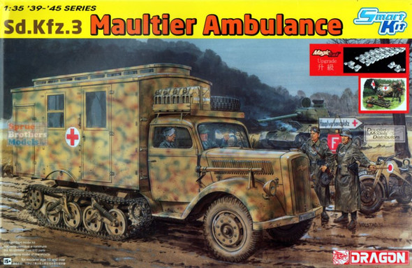 DML6766 1:35 Dragon Sd.Kfz.3 Maultier Ambulance - Smart Kit