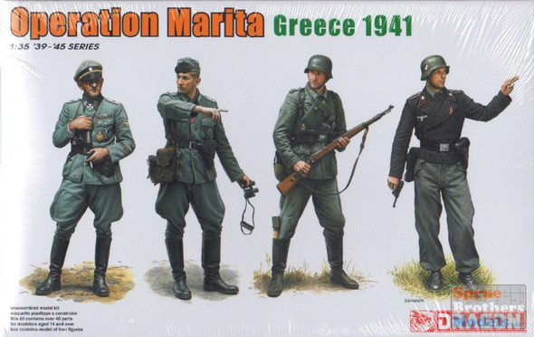 DML6783 1:35 Dragon "Operation Marita, Greece 1941" (4 Figures Set)