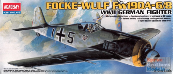 ACA12480 1:72 Academy Focke-Wulf Fw 190A-6 / Fw 190A-8