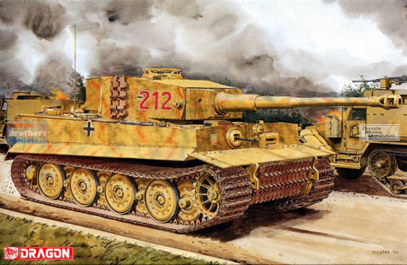 DML6947 1:35 Dragon Sd.Kfz.181 Tiger I Late with Zimmerit Normandy 1944